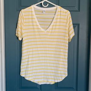 Striped V-Neck
